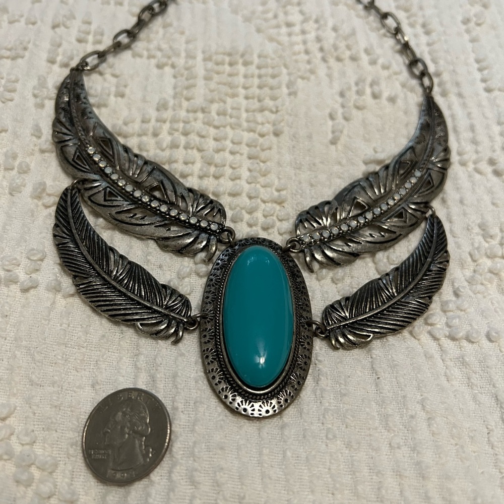 Faux Turquoise necklace